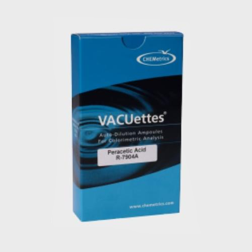 Chemetrics R-7904a, Vacuettes 7904a Peracetic Acid Refill