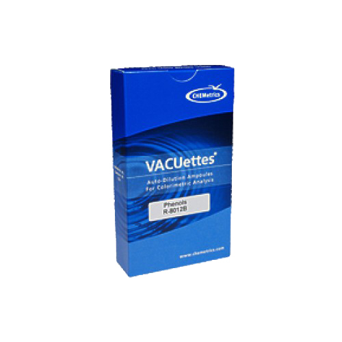 Chemetrics R-8012b, Vacuettes 0-120ppm X 0-1400ppm Phenols Refill