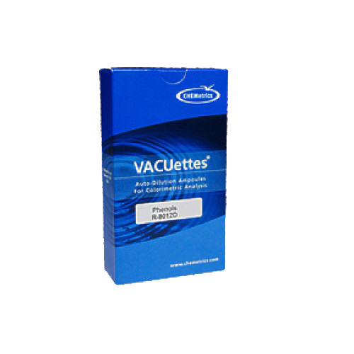 Chemetrics R-8012d, Vacuettes Phenols Refill