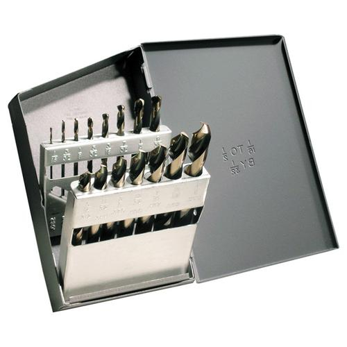 Cle Line C21160, 1875r 15 Pcs Drill Set, 1/16" - 1/2" X 1/32" Nd