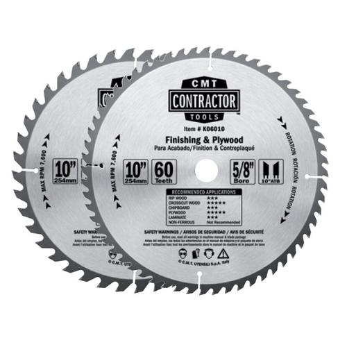 CMT K1001C ITK Contractor Combo-Pack including 2 Blades for General Purpose and Finishing