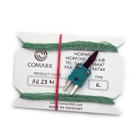 Comark Ak29m, 3058566 Flexible Wire Air Probe With Sensor