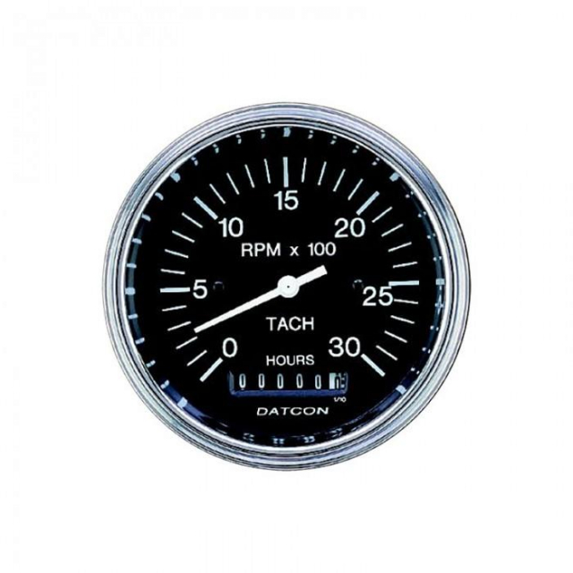 Datcon 103751, 24m30 Heavy Duty Automotive Tachometer With Hourmeter