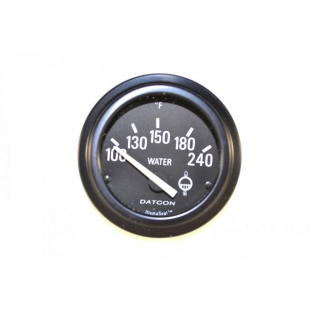 Datcon 104241, 825 Illumaseal Water Temperature Gauge, 100-240f, Black