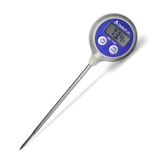 Deltatrak 11040, Flashcheck Lollipop Waterproof Min/max Thermometer