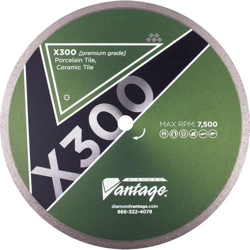 Diamond Vantage 0406atdx3, X300 Tile Blade Wet/dry, Premium Grade