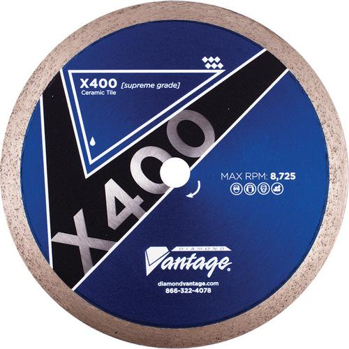 Diamond Vantage 0406atwx4, X400 Tile Blade Wet, Supreme Grade