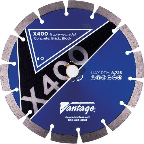 Diamond Vantage 0408cdux4-2, X400 General Purpose Segmented Blade