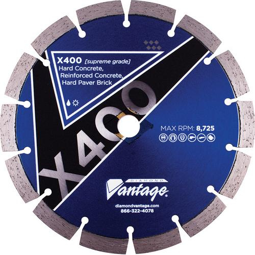 Diamond Vantage 0408cdux4-1, X400 Hard Material, Segmented Blade