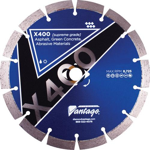 Diamond Vantage 0408cdux4-4, X400 Abrasive Material, Segmented Blade