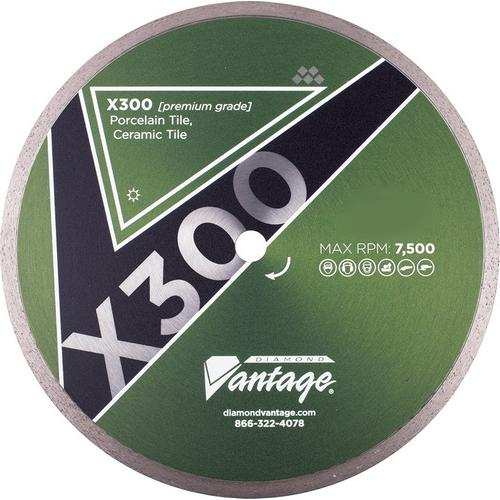 Diamond Vantage 0506ctdx3, X300 Tile Blade (dry), Premium Grade