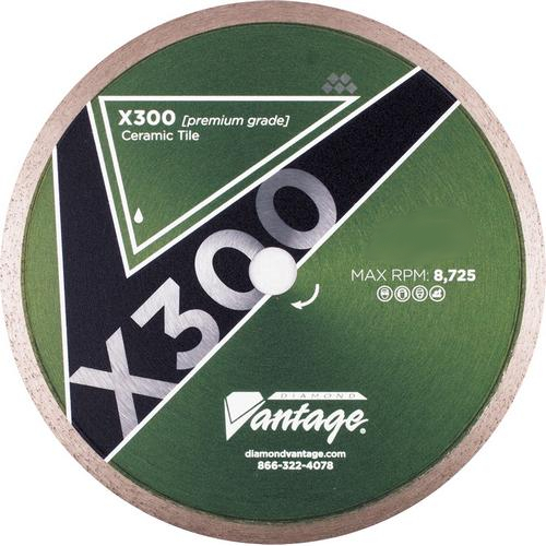 Diamond Vantage 0506ctwx3, X300 Tile Blade (wet), Premium Grade