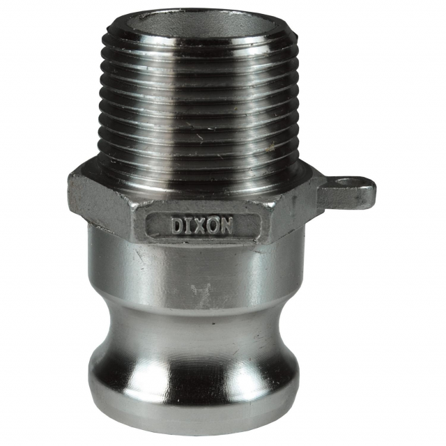 Dixon Valve 100-f-ss, Cam And Groove Type F Adapter X Male Npt