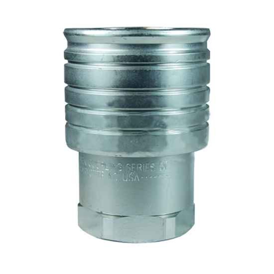 Dixon 8STOF10 1" Snaptite FF Cplr, 1-5/8"-12 ORB Steel (200570-8-10)