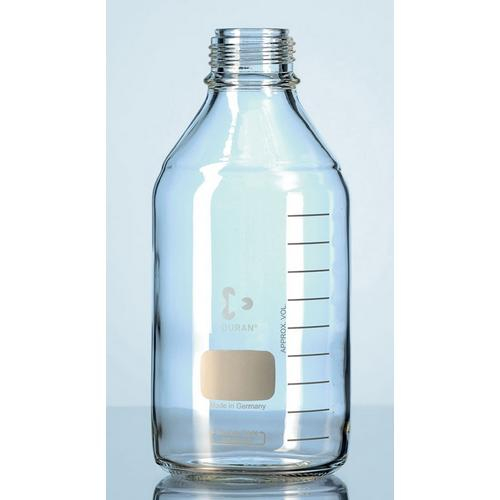 Duran 5539-15, 250ml Plain Glass Lab Bottle With Red Cap