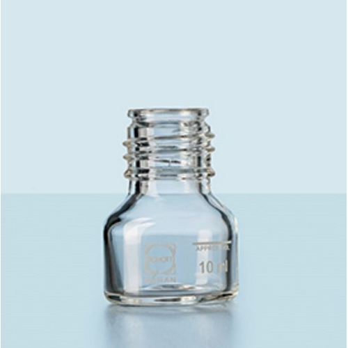 Duran 5539-49, 10ml Plain Glass Lab Bottle