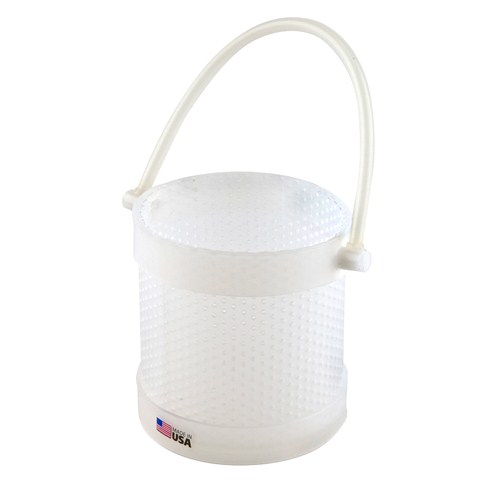 Dynalon 146584, 10x10" High Density Polyethylene Round Dipping Basket