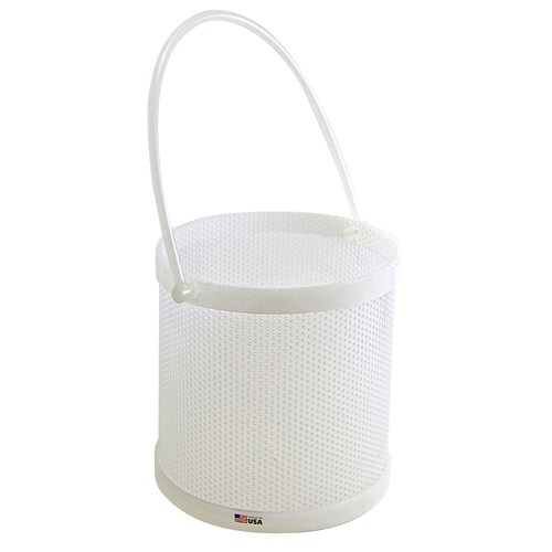 Dynalon 146594, 12x12" High Density Polyethylene Round Dipping Basket