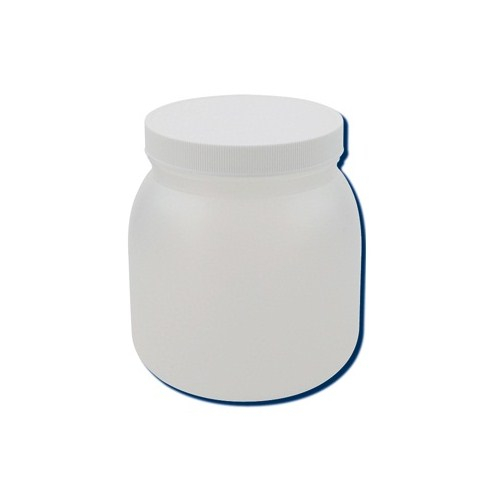 Wide-Mouth Glass Jars - 1/2 Gallon, Plastic Cap