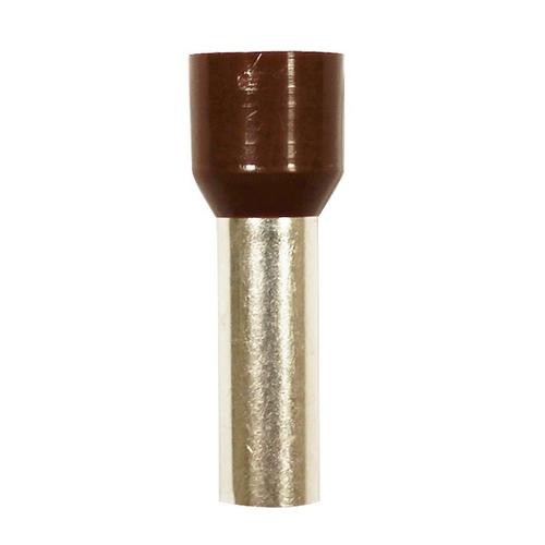 Eclipse 701-043 AWG 4 Wire Ferrule Pack of 50 Brown 22 mm Barrel