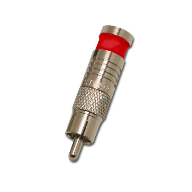 Eclipse Tools 705-004-rd, Rca Connector, Rg6/u, Red
