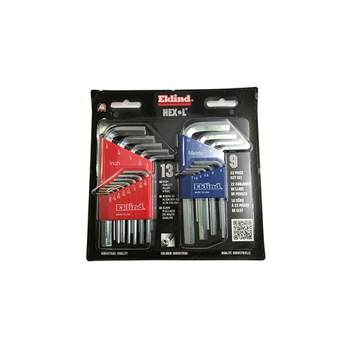 Eklind 11122, Bright-hex-l Key Combo Pack