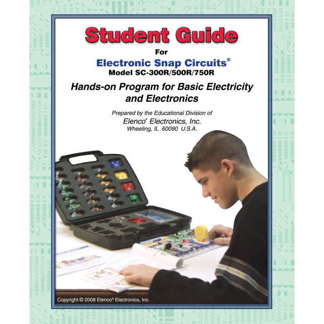 Buy Elenco 753307, Snap Circuits Student Guide for SC300/SC500/SC750 - Mega Depot
