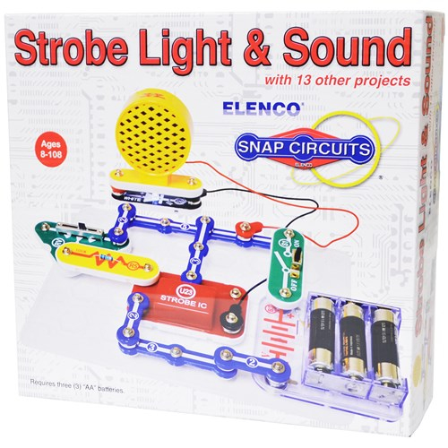 Elenco Scp-14, Snap Circuits Strobe Light And Sound