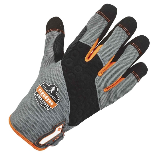 Ergodyne 17244, Proflex 820 Gray High Abrasion Handling Gloves, L Size