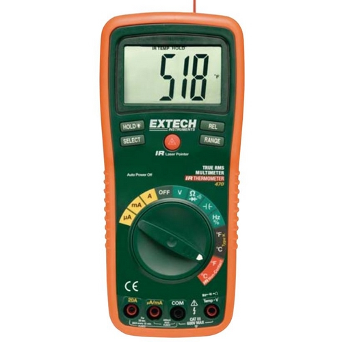 Multimètre numérique professionnel TRMS Extech EX430A