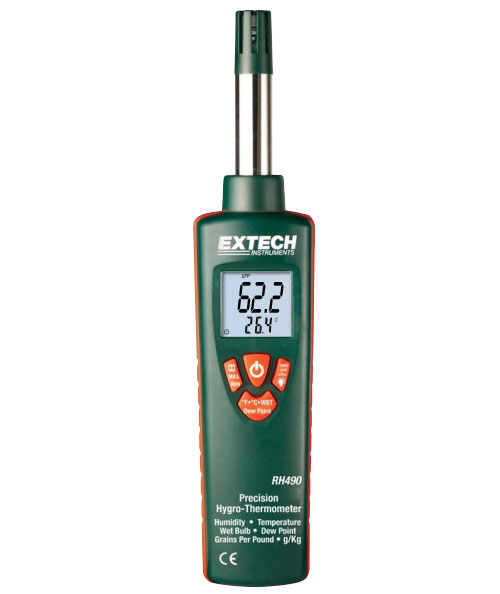 Buy Extech RH490NIST, Precision HygroThermometer with NIST