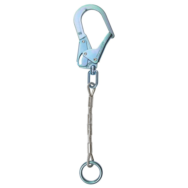 FallTech 8438C23X Cable Anchor, Steel Extra Large Rebar Hook, 23