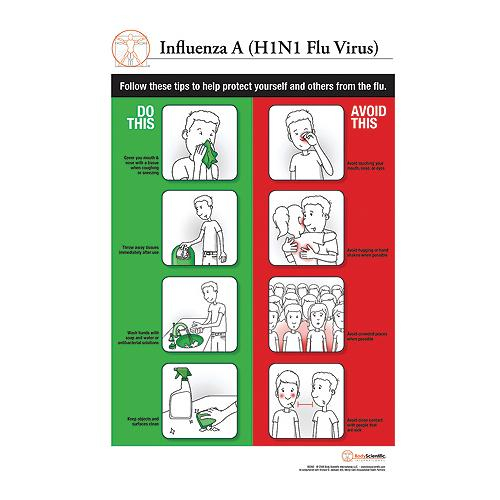 Fischer Technical Company Bs302, Influenza A "post It" Chart