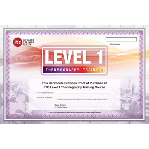 Flir Itc Level I, 3300149 Level 1 Thermography Training