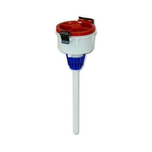 Foxx Life Sciences 330-0922-oem, 4" Safety Funnel, Hdpe, Red Lid
