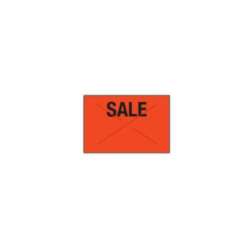 Garvey 1812-03900, Gx1812 Fluorescent Red/black "sale" Label
