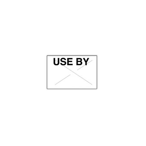 Garvey 1812-03981, Gx1812 White/black "use By" Label