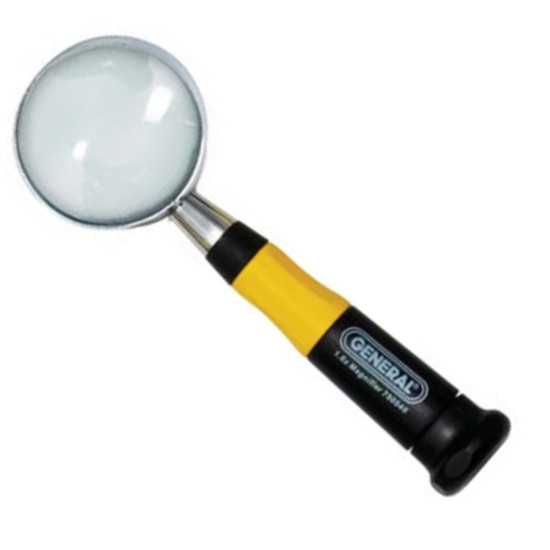 General Tools 750542, 3" Round Glass Magnifier