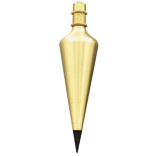 General Tools 800-12, 12 Oz. Brass Plumb Bob