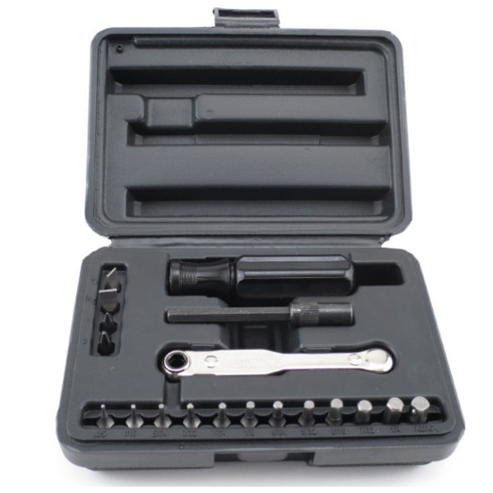 19 pc Ratchet Offset Screwdriver Set