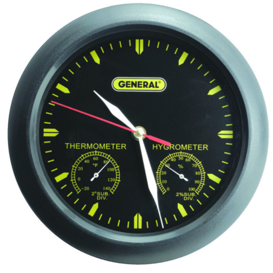 General Tools Cmor11, Analog Wall Clock With Display
