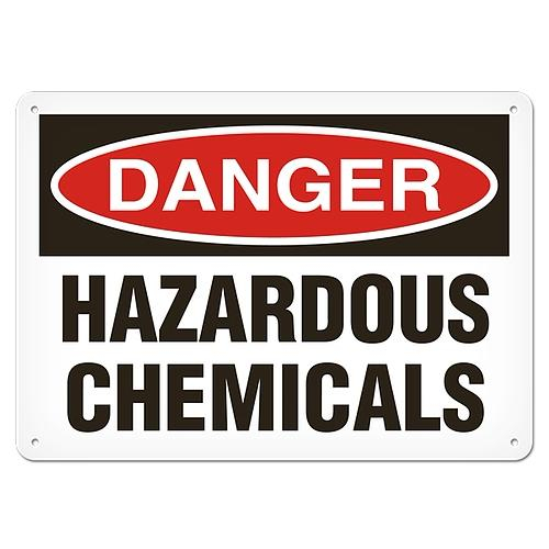 Buy Ghs Safety Sc1062v Danger Sign Hazardous Chemicals 14 X 20