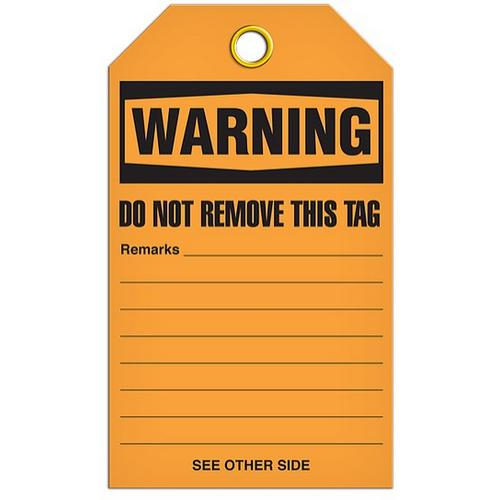 Buy GHS Safety TG4031RP, Tag "Warning Do Not Turn On Power Supply