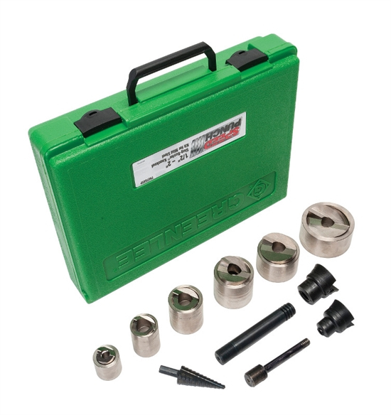 Buy Greenlee 02259, 7907SBSP Speed Punch Knockout Kit Mega Depot