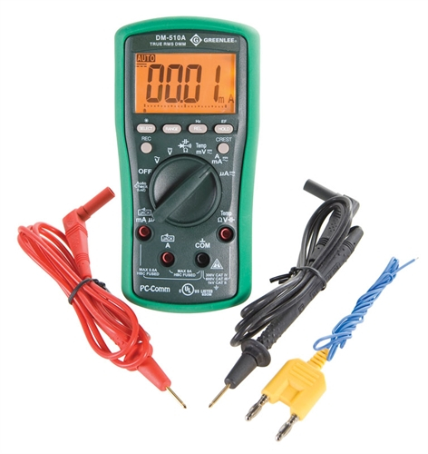 GREENLEE 08742 - Dmm,Trms,Ac/Dc,Cap,Temp(Dm-510A)