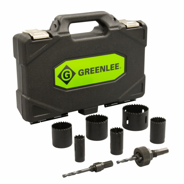 Buy Greenlee 19192, 830 9Piece Hole Saw Set with 7/8" 21/2" Saws