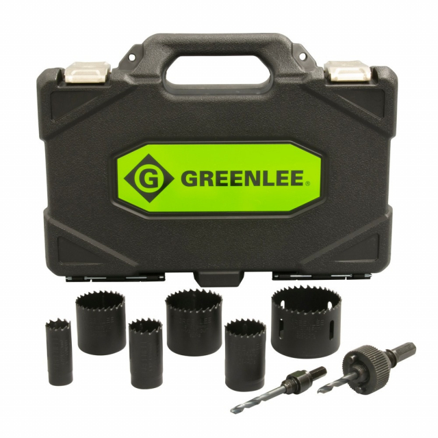 Buy Greenlee 19192, 830 9Piece Hole Saw Set with 7/8" 21/2" Saws