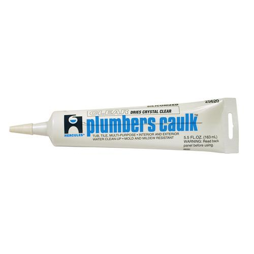Buy Hercules 25620, Clear Siliconized AcrylicLatex Plumber Caulk