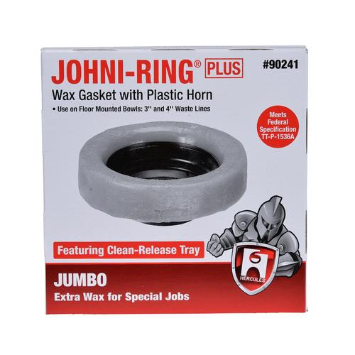 Hercules, 90241, Johni Ring Jumbo Wax Gasket with Plastic Horn