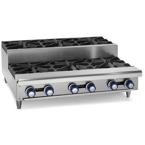 Imperial Ihpa-6-36su, Gas Hot Plate, 36" Wide With (6) Open Burners